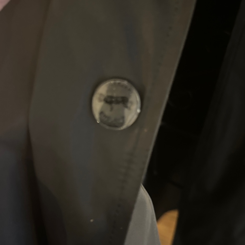 Burberry Black Trench Coat - Picture 2 of 9